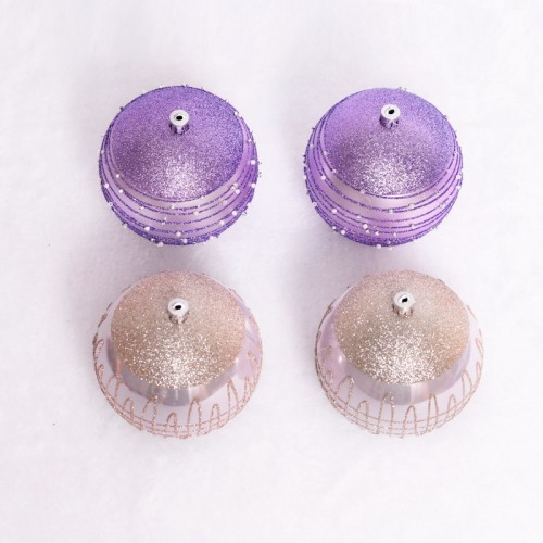 10cm Christmas ball with painted for tree decoration/with white paper box packing Christmas ball