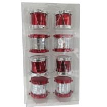 Hotsale Christmas hanging  drum Christmas tree ornament for home decoration