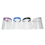 Custom Full Anti-fog Eye Face Cover Face Shield Transparent CE Class I Ultraviolet Light PET EST02112 GB14866-2006 14.6*8.9 Inch