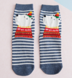 New Arrivals Women  Cute Funny Striped Socks Casual Cotton Crew Animal Socks