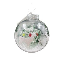 2021 New Design High Sales Christmas PET ball  For Holiday Wedding Party Decoration Supplies Hook Ornament Craft Gifts