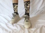 New Autumn And Winter Street Socks Wild Star Moon Reflective Socks Fashion Brand Pile Socks