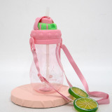 470ml Portable Children PP Plastic Straw Water Bottle Kids Leak-Proof Shaker Fashion Sport Eco-friendly Drink Bottle