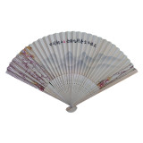 Great quality Chinese style paper fan color printing folding fan customized logo paper fan