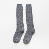Women Cotton Lady Solid Color School Girl Socks Girls Winter Long Socks Custom Casual Thick Warm Socks Winter