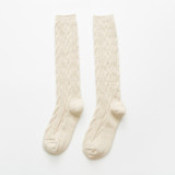 Women Cotton Lady Solid Color School Girl Socks Girls Winter Long Socks Custom Casual Thick Warm Socks Winter