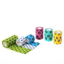 5cm*4.5 print bandage cohesive animals wholesale cohesive bandage non-woven fabric elastic adhesive cohesive bandage