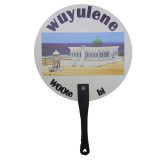 Popular Personalized japanese hand fan Custom Printing Portable Folding Plastic Hand Held Fan