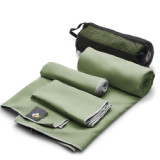 Highly absorbent custom embroidered soft microfiber plain color custom sport gym towel