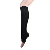 2021 New Women Burn Fat Zipper Socks Functional Compression Stockings Slim Sleeping Beauty Leg Shaper Prevent Varicose Vei