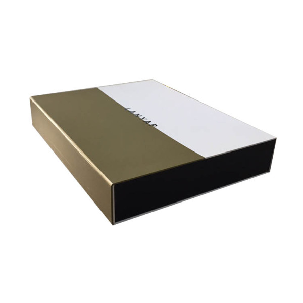packing custom 2mm rigid cardboard brown printed design high-end magnet paper gift boxes for clothes