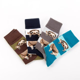Bradypod Animal Striped Design Cute Cotton Fashion Funny Woman Custom Leisure Wholesale Happy Socks