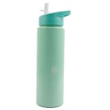China manufacturer single wall portable reusable sport wheat straw plastic travel water bottle with Wheat Straw