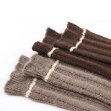 Custom Wholesale Design Striped Cute Cotton Keep Warm Girls Women Fleece Floor Wool Socks