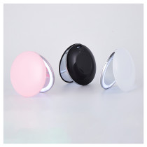 Best hanging high-End handheld portable women makeup mini pocket mirror with led light