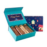 Custom Logo Luxury Rigid Cardboard Magnetic Closure Festive Chocolate Candy Ramadan Sweet Diwali Gift Box
