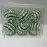 White  Christmas hanging  drum Christmas tree ornament ball for Christmas  home decoration