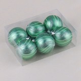 8cm light green plastic ball with painted