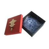 Recycled custom DIY design textured paper gift girfriend Christmas gift box for kids