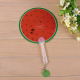 Personalized Custom Logo mini fan Printed Durable Fabric Plastic paper folding advertising giveaways cartoon animal Hand Fan