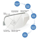 Wholesale Youth Eye Health Portable Foldable Music Hot Compress 3D 4D Smart Double Layer Airbag Eye Massage Massager