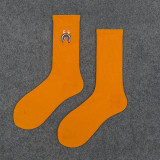 Shark Embroidery Pattern Socks Men and Women Stockings Autumn and Winter