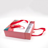 PACKING Hot Selling Custom Printed Logo Recycled Cardboard Packaging Gift Boxes With Handle For Business Gifts Set