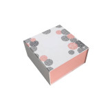 Custom Logo Top Grade Brand Pink White Magnet Boxes For Scarves Packaging Gift Box Wool Scarf Packing For Autumn Winter Warm