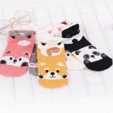 Factory Direct Selling High Quality Cartoon Ankle Socks Adult Cotton Women Socks