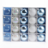 12pcs water blue Christmas Ball Sets Decorations For Merry Christmas Gift New Year items 2021