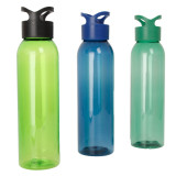 22oz BPA free gym bottle single wall wholesale tritan plastic waterbottle with straw lid