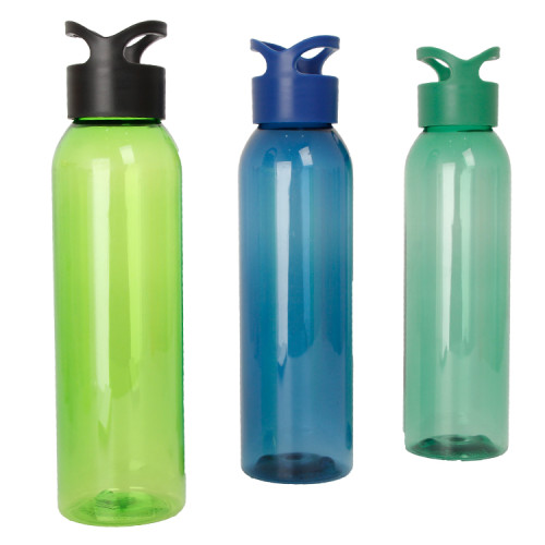 22oz BPA free gym bottle single wall wholesale tritan plastic waterbottle with straw lid