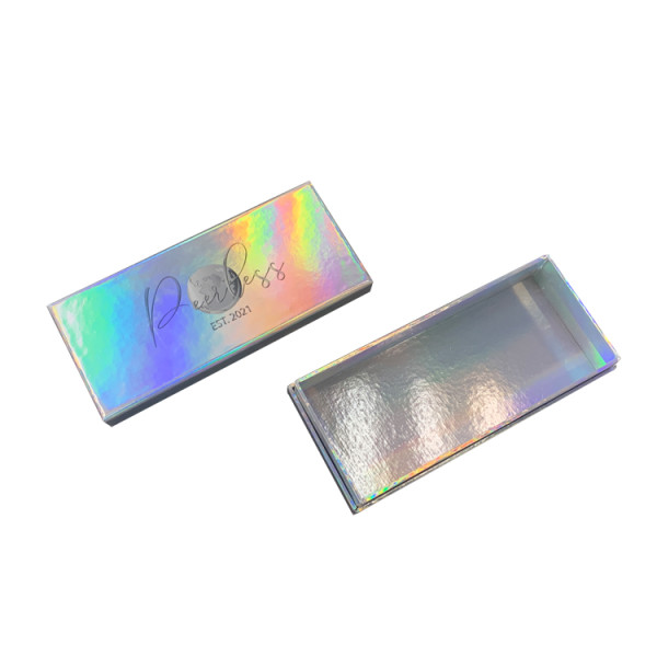 Fancy Design Luxury Cardboard Paper Laser Holographic Printing Custom Gift Packaging Hologram Box