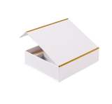 Custom Luxury Rigid Cardboard Packaging Magnetic Folding Paper Wedding Candy Favors Invitation Box