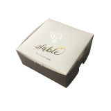 Printing custom matt design foldable design paper sushi snack box with lamination