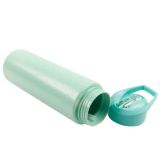 China manufacturer single wall portable reusable sport wheat straw plastic travel water bottle with Wheat Straw