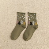 2021 Low Moq Christmas Socks Men And Women Cotton Socks New Design