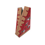 Personalized Triange Corrugated board packaging Fast Food Shipping Boxes Retail For Pizza Packaging