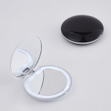 Best hanging high-End handheld portable women makeup mini pocket mirror with led light