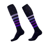 Anti-slip Shock Absorption Football Running Basketball Socks High Tube Compression Bamboo Soccer Sock, Custom Compressing Socks