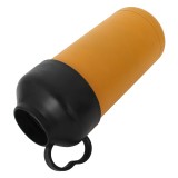 Hot selling custom logo 550ml coffee travel mugs straight travel bottles portable cold water bottles with cup lid