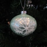 Custom glass ball with painted for ornaments