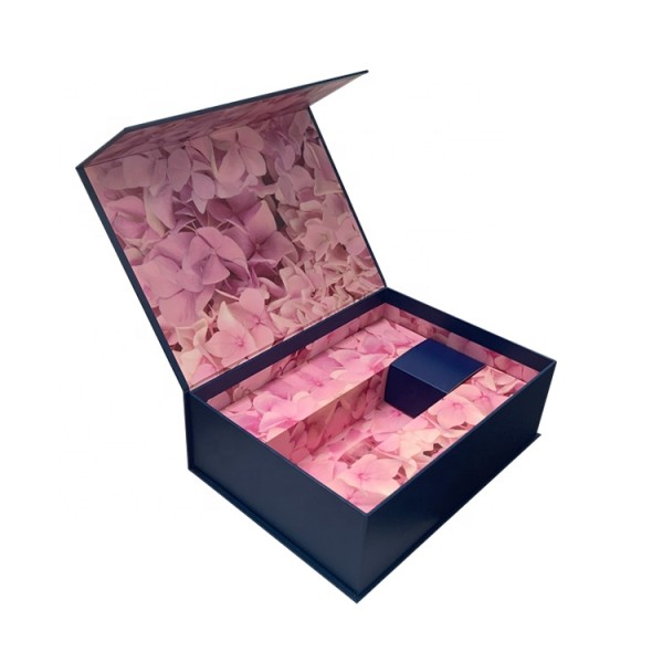 Luxury Rigid Cardboard Book Shaped Women Underwear Packaging Custom Personalised Magnetic Closure Gift Box