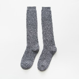 Women Cotton Lady Solid Color School Girl Socks Girls Winter Long Socks Custom Casual Thick Warm Socks Winter