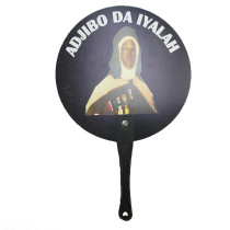 Colorful custom printed cheap hand fan wedding gift Promotional  pp pvc plastic hand fan