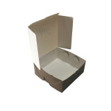 Printing custom matt design foldable design paper sushi snack box with lamination