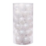 Shatterproof Baubles hanging Transparent Christmas Ball Festive decoration