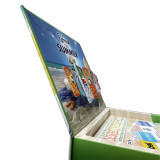 New fashion inside 3D pattern custom design kids toy packaging 3d ecofriendly paper box