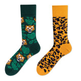 Winter Women Socks New Creative Couple Style Trendy Socks Fashion Personality Popular Trend Cartoon Jacquard Long Tube Cotton