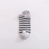 Spring/Summer Women Cotton Women Socks Cotton Socks Cartoon Animals Stuffed Ears Socks